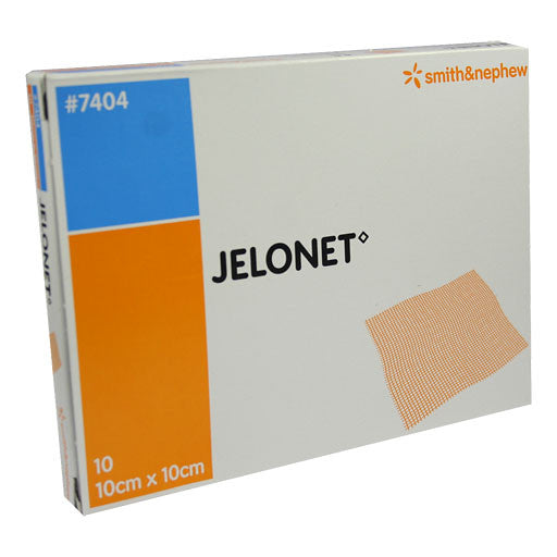 SNU 7404N BX/10 JELONET PARAFFIN DRESSING, SIZE 10CM X 10CM