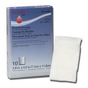 SQU 168212 BX/10 KALTOSTAT CALCIUM ALGINATE WOUND DRESSING, 7CM 12CM (3IN X 5IN)