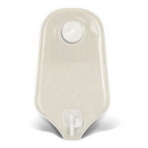 SQU 401544 BX/10 NATURA UROSTOMY POUCH W/ ACCUSEAL TAP, TRANSPARENT, SIZE 45MM (1 3/4IN), 10IN LENGTH