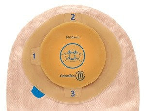 SQU 413509 BX/30 ESTEEM MOLDABLE 1-PIECE TAN CLOSED POUCH, SIZE MEDIUM 20-30MM