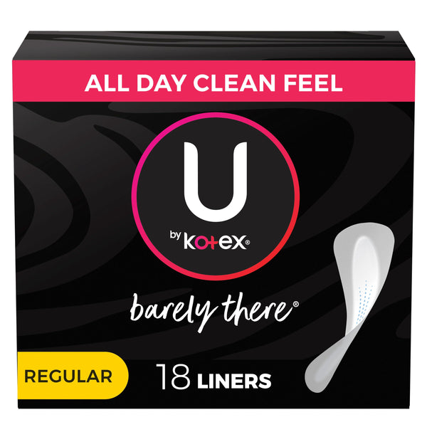 UBK 41394 PKG/18 U by KOTEX Barely There Liners