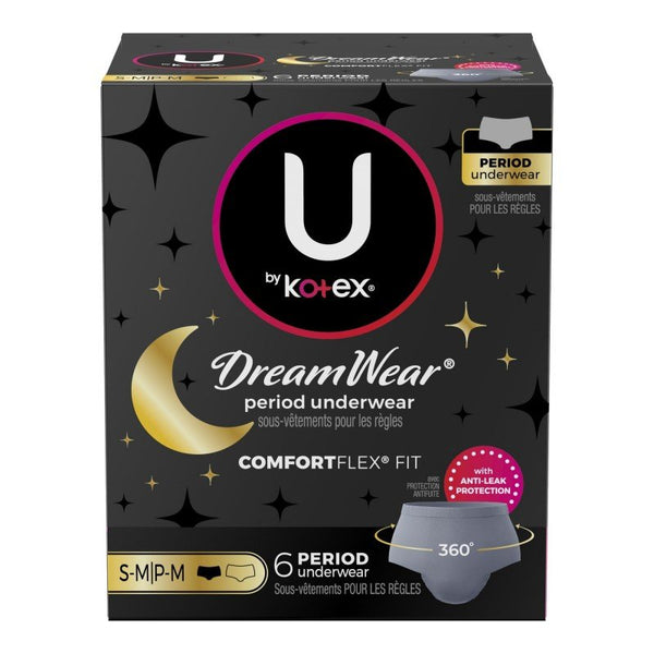 U by Kotex DreamWear Disposable Overnight Period Underwear for Women  Reviews 2024