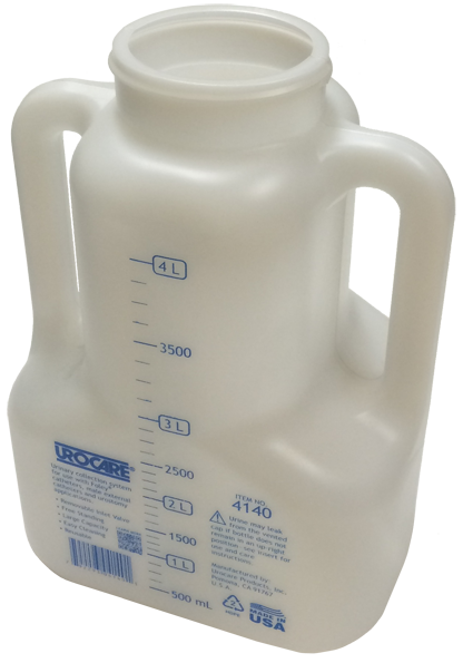 URO 4140 EA/1 URINARY DRAINAGE BOTTLE, SIZE  X-LARGE.