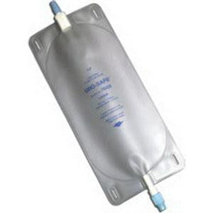 URO 76321 EA/1 URO-SAFE DISPOSABLE VINYL LEG BAG WITH THUMB CLAMP, SIZE 32 OZ (LARGE)